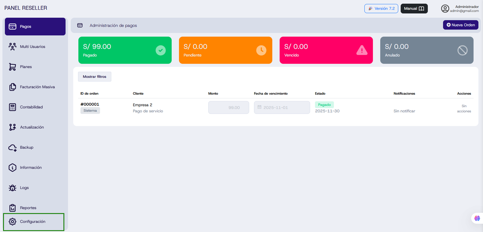 Acceder a Configuración